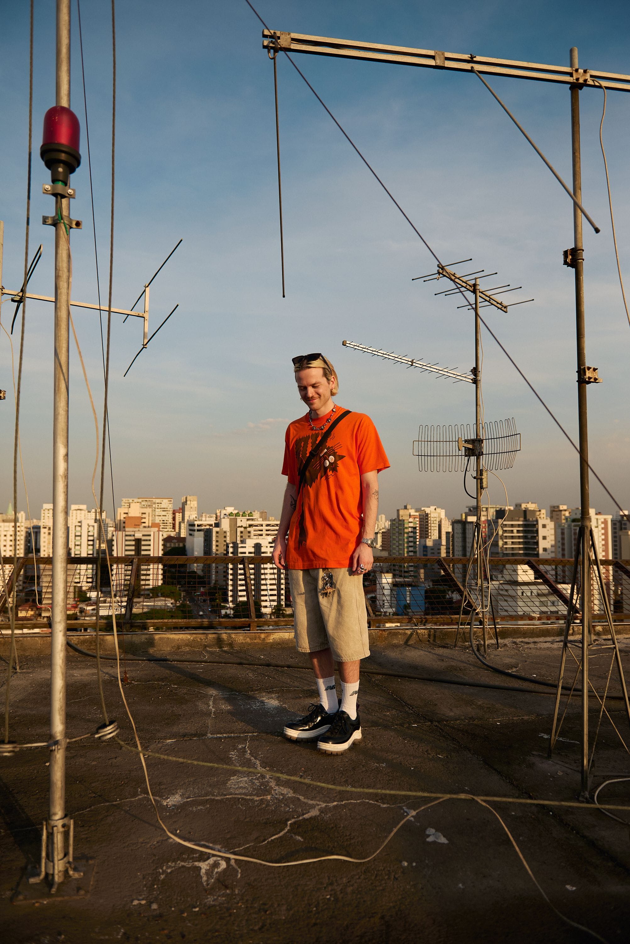 Image of Theo Perez Nordahl on a rooftop in São Paulo